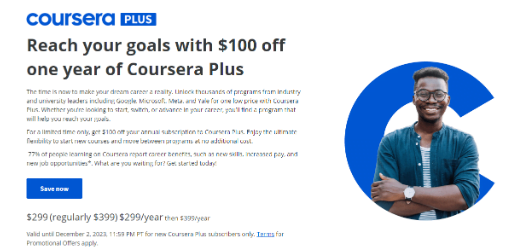 Coursera Black Friday Deal