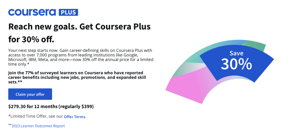 Coursera Plus Discount