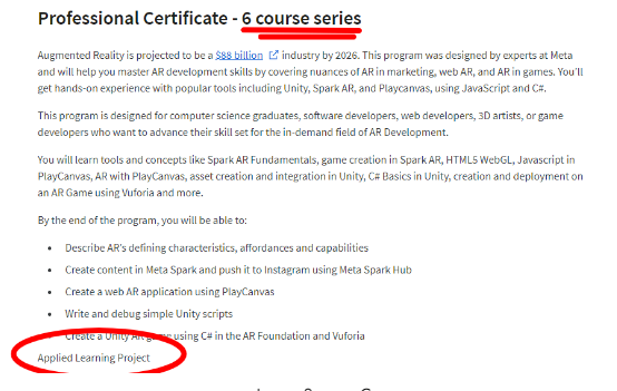 Professional Certificate Courses on Coursera
