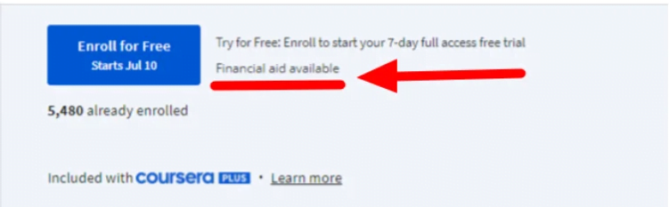 Coursera Financial Aid