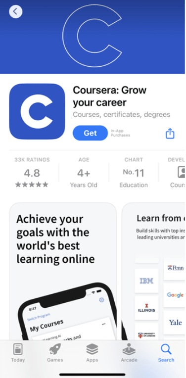 Coursera Mobile App