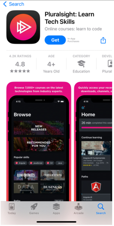 Pluralsight Mobile App