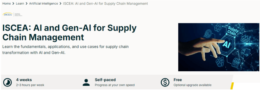 AI and Gen-AI for Supply Chain Management