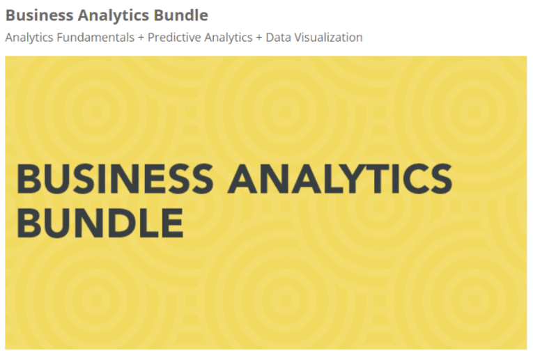 Business Analytics Bundle
