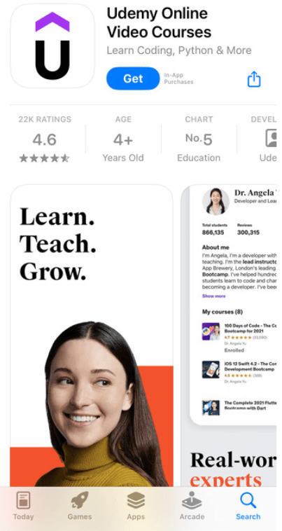 Udemy - Mobile App