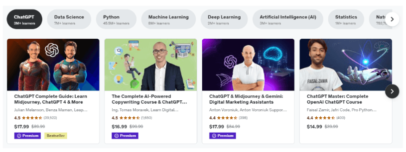 Udemy - Unique Selling Points