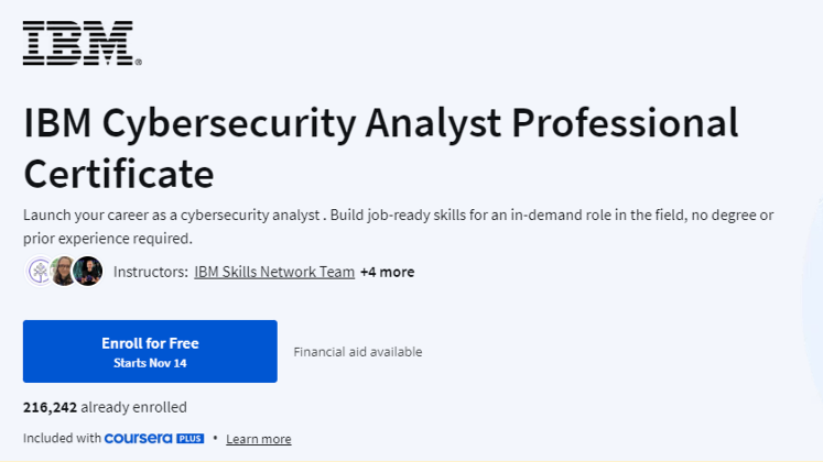 IBM Cybersecurity Analyst