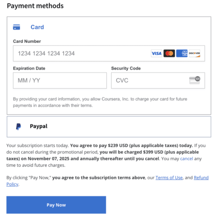 Make The Payment By Clicking On Pay Now